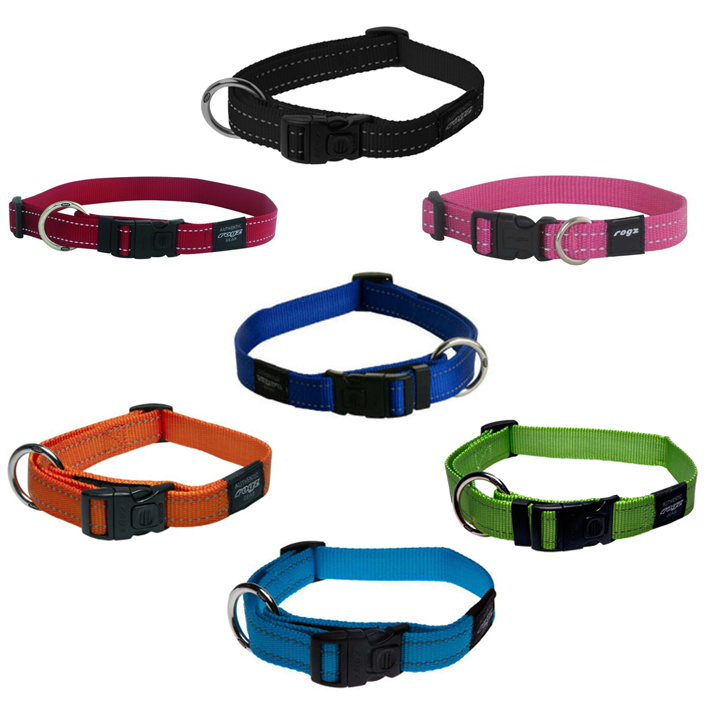 Rogz Collar Snake 2640cm Assorted Colours Doggy Stuff