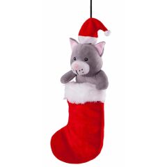 Kazoo Christmas Cat in Stocking large