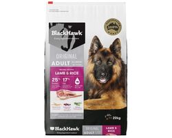 Black Hawk Dry Food Lamb and Rice 20kg