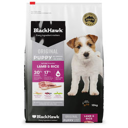 Black Hawk Dry Food Puppy Lamb and Rice 10kg