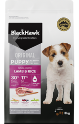 Black Hawk Dry Food Puppy Lamb and Rice 3kg