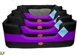 It's Bed Time  All Terrain Basket Bed Purple/Grey medium
