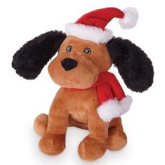 Kazoo Christmas Plush Puppy