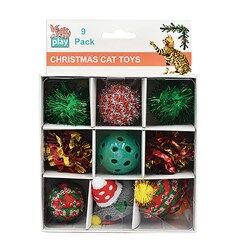 Kitty Play Christmas Cat Toy Box 9pack