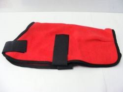 Polar Fleece Dog Coat 20cm Red